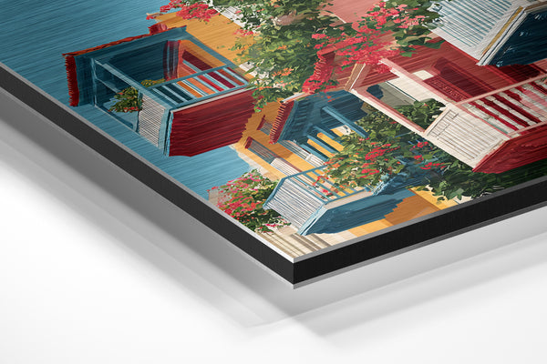 Balconies & Flower Cascade