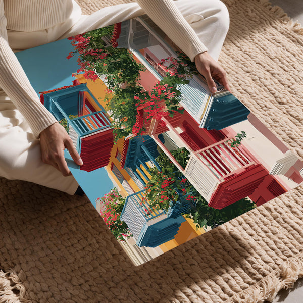Balconies & Flower Cascade