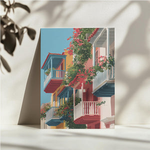 Balconies & Flower Cascade