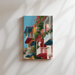 Balconies & Flower Cascade