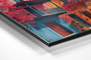 Colonial Houses & Blossoms