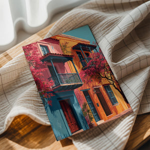 Colonial Houses & Blossoms