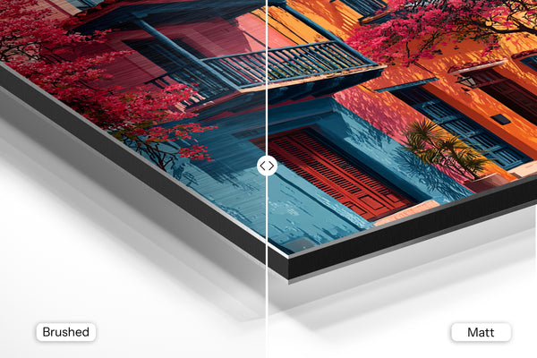 Colonial Houses & Blossoms