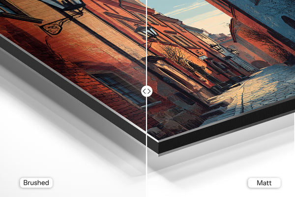 Cobblestone Street & Lamps