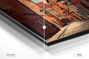 European Alley at Sunset