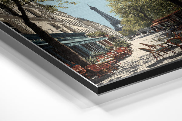 Paris Cafe Eiffel View