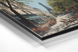 Paris Cafe Eiffel View