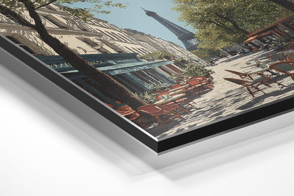 Paris Cafe Eiffel View