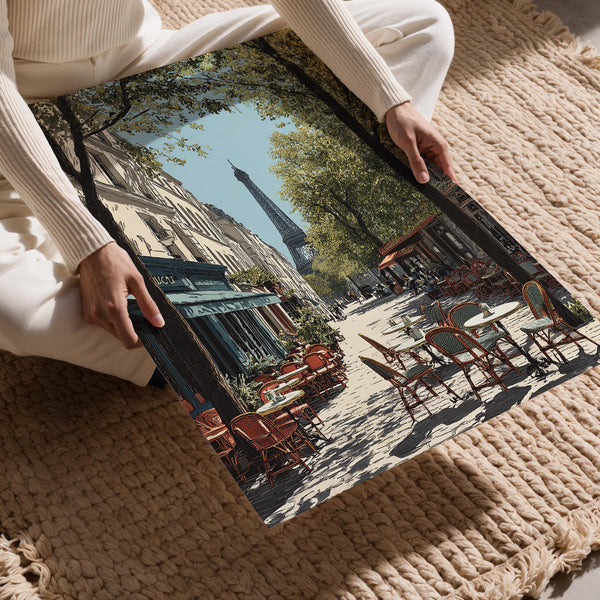 Paris Cafe Eiffel View