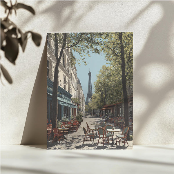 Paris Cafe Eiffel View