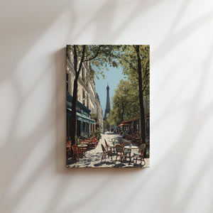 Paris Cafe Eiffel View