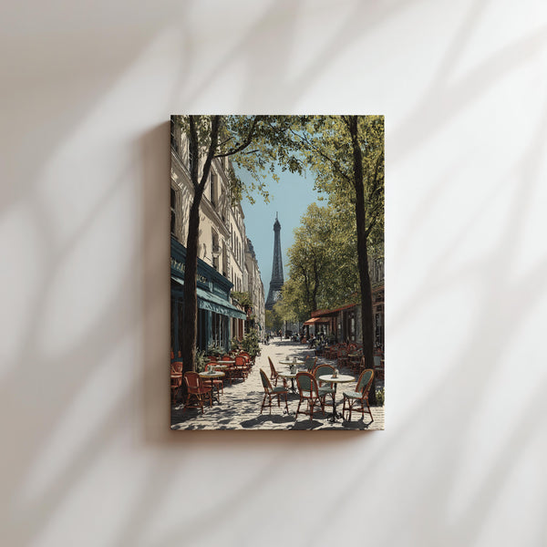 Paris Cafe Eiffel View