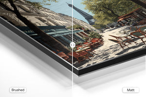 Paris Cafe Eiffel View