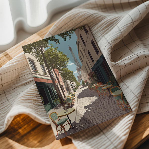 Eiffel Tower Street Scene