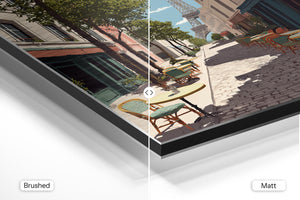 Eiffel Tower Street Scene