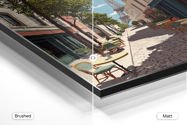 Eiffel Tower Street Scene