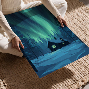 Aurora Borealis & Cabin
