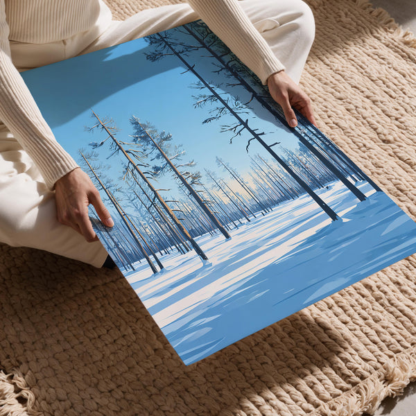 Snowy Forest & Sunlight