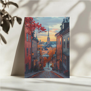 Autumn View of Stockholm