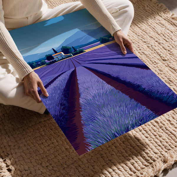 Lavender Field & Farmhouse