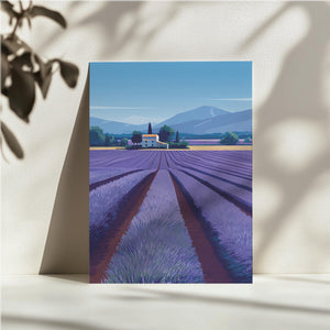 Lavender Field & Farmhouse