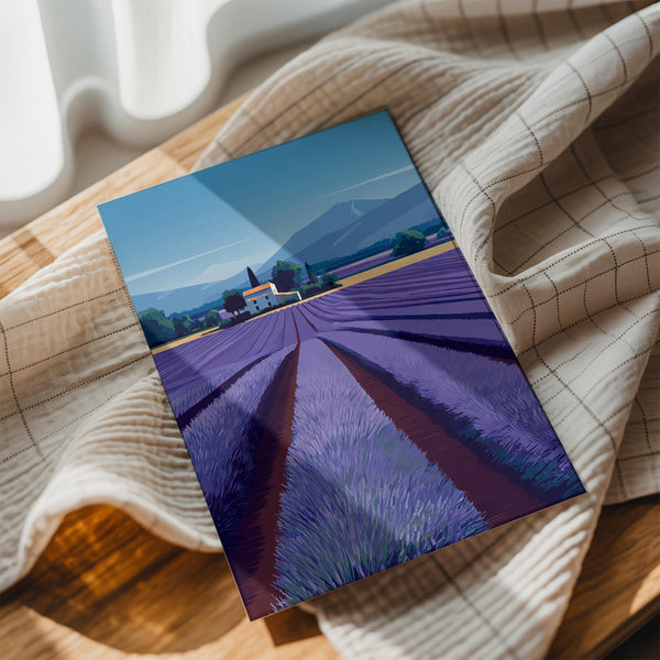 Lavender Field & Farmhouse