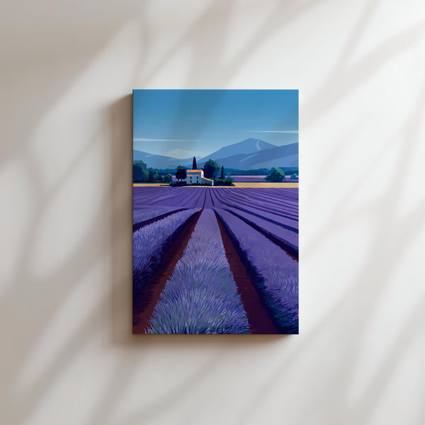 Lavender Field & Farmhouse