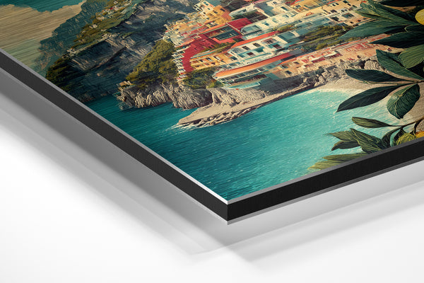 Amalfi Coast Cliff Village