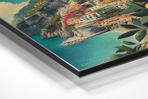 Amalfi Coast Cliff Village