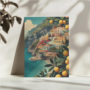 Amalfi Coast Cliff Village