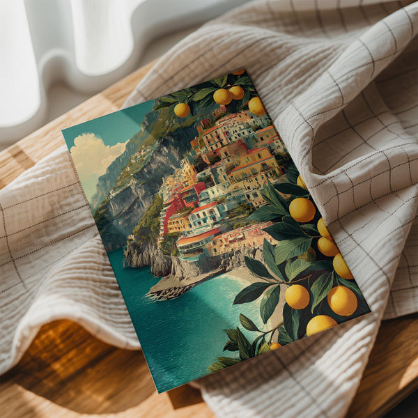 Amalfi Coast Cliff Village