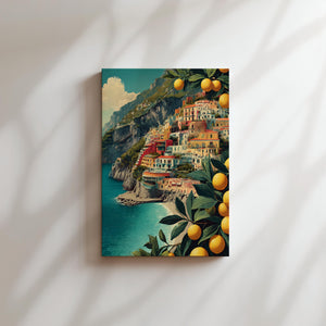 Amalfi Coast Cliff Village