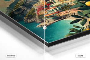 Amalfi Coast Cliff Village