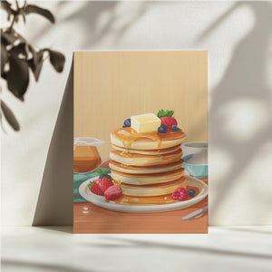 Cartoon Pancake Breakfast