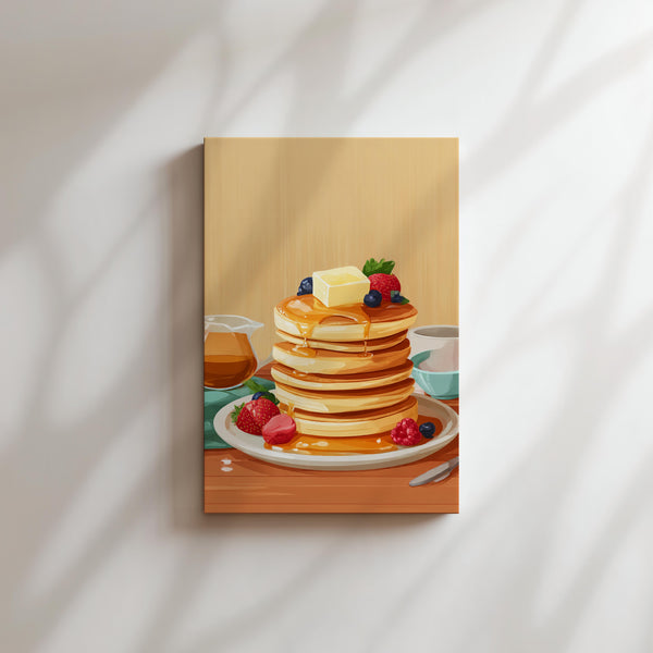 Cartoon Pancake Breakfast