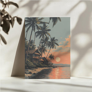 Coastal Palm Sunset