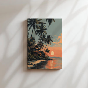 Coastal Palm Sunset