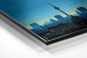 Berlin Nightscape Silhouette