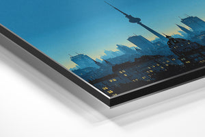 Berlin Nightscape Silhouette