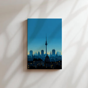 Berlin Nightscape Silhouette