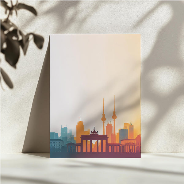 Brandenburg Gate Silhouette