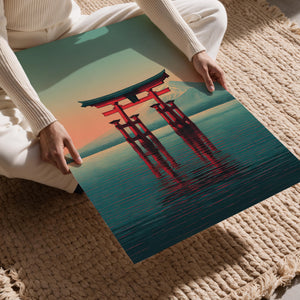 Sunset Torii Reflection