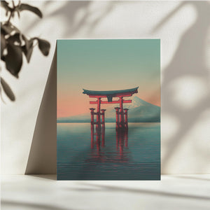 Sunset Torii Reflection