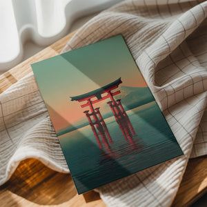 Sunset Torii Reflection