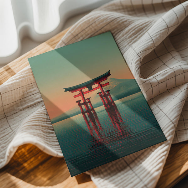 Sunset Torii Reflection