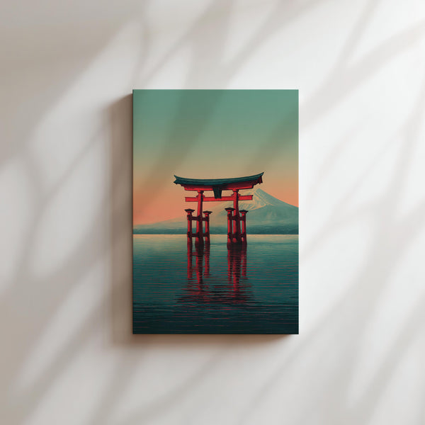 Sunset Torii Reflection