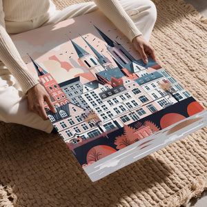 European Cityscape Illustration