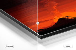 Sunset Volcanic Silhouette