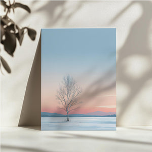 Solitary Winter Birch