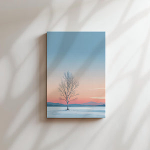 Solitary Winter Birch